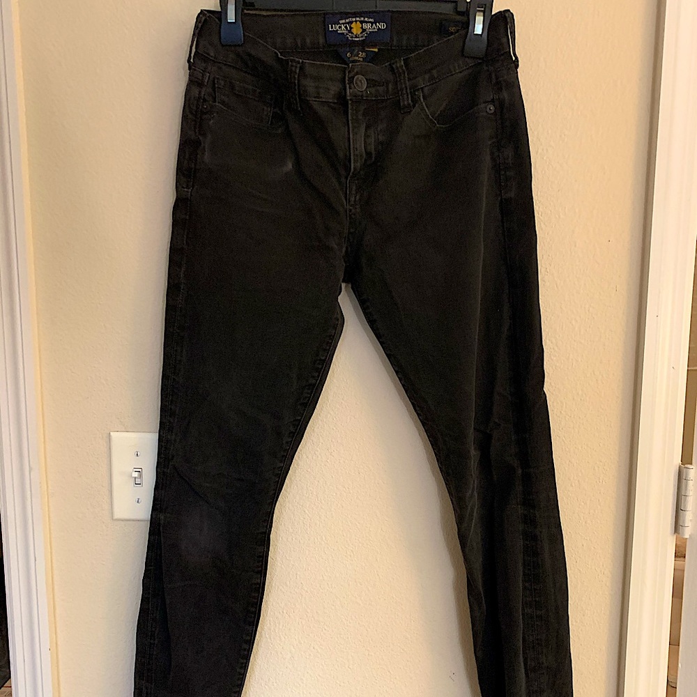 Lucky brand black skinny jeans